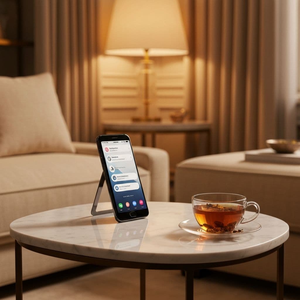 Discreet private messaging for 24/7 support